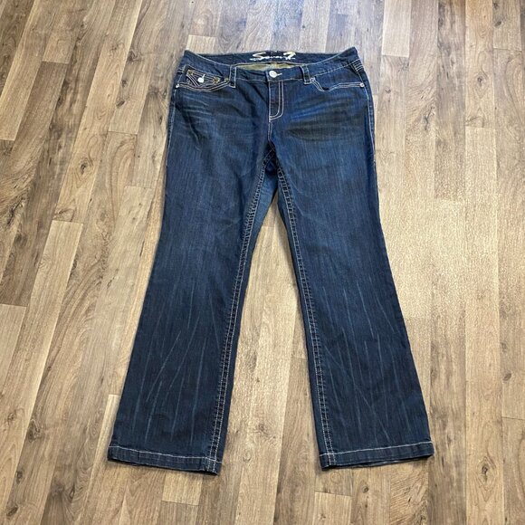 Seven7 Luxe Jeans Bootcut Size 20 - Picture 1 of 8
